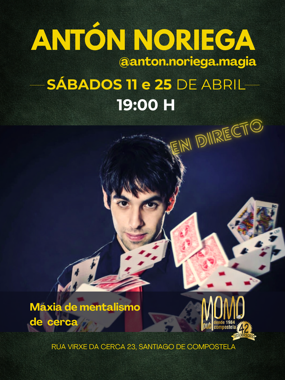 Antón Noriega 11 e 25 de abril de 2026