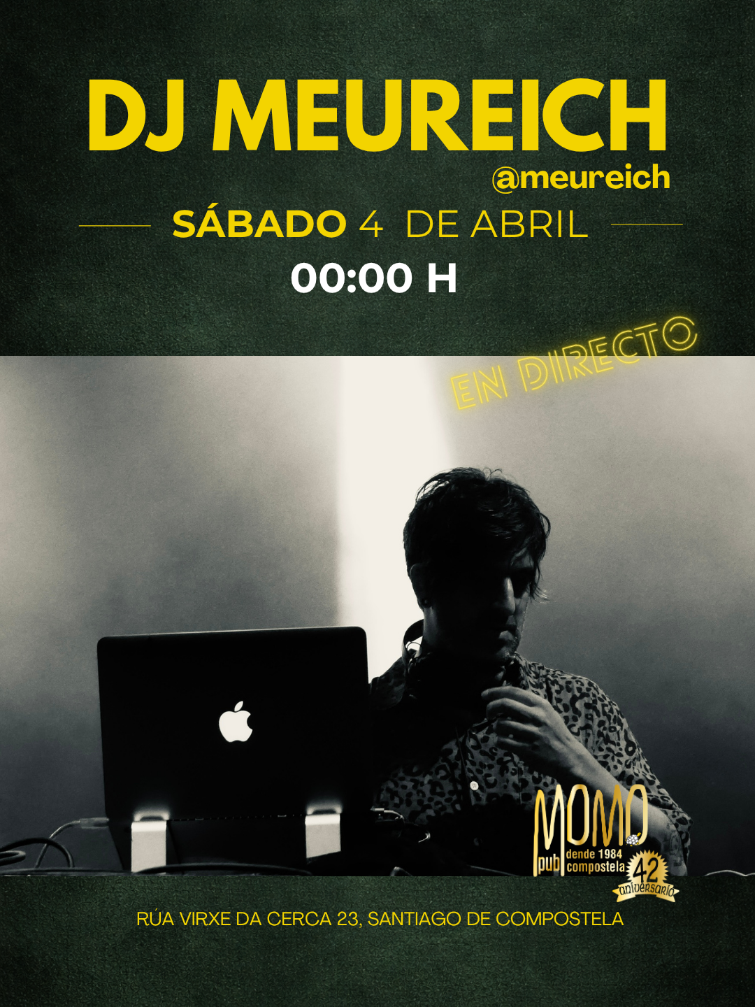 Dj Meureich 4 de abril de 2026