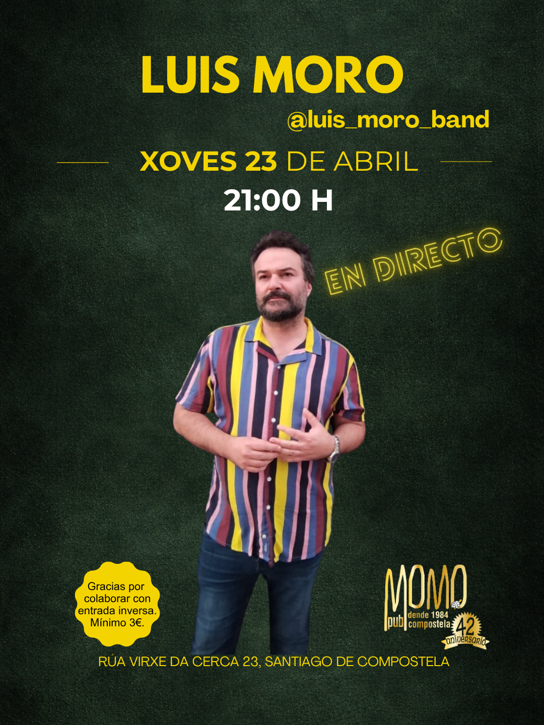 Luis Moro 23 de abril de 2026