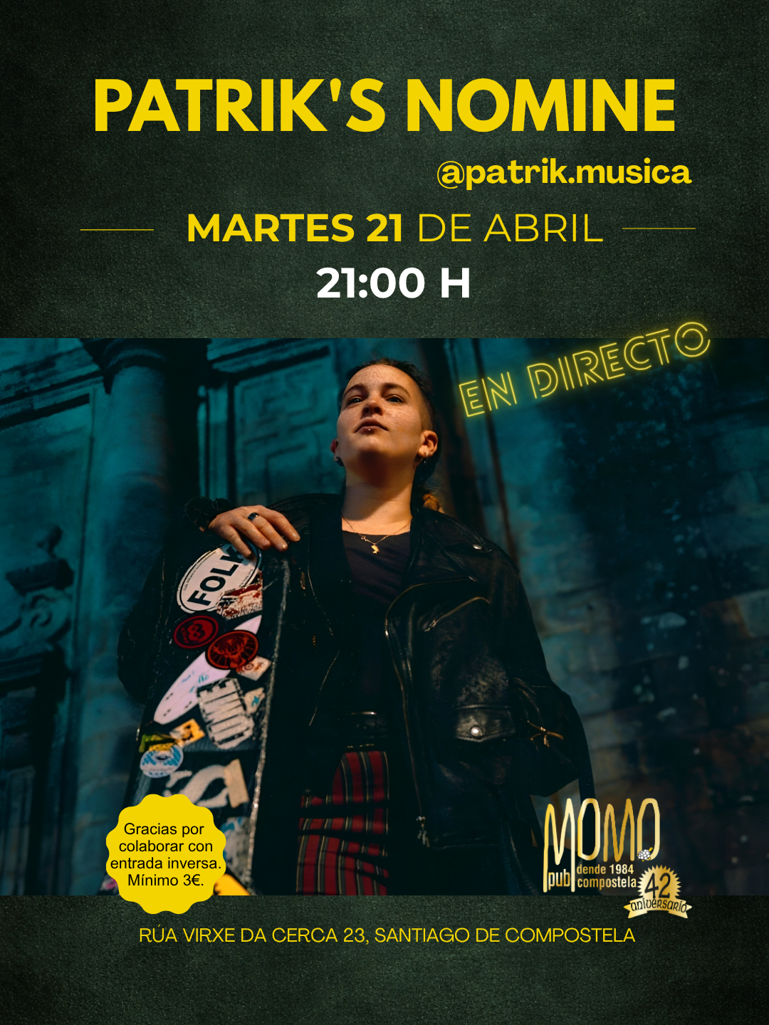 Patrik’s Nomine 21 de abril de 2026